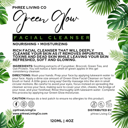 Green Glow Facial Cleanser & Moisturizer
