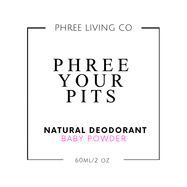 pHree Your Pits Natural Deodorant