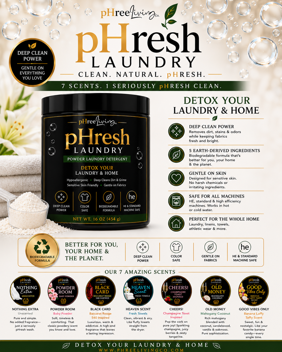 pHree Laundry Powder