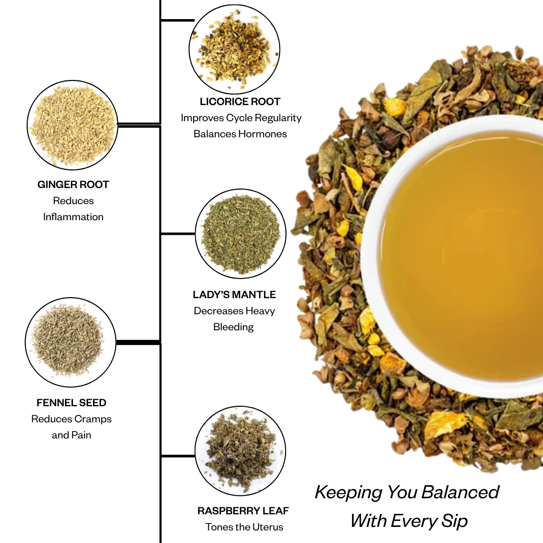 Balancing Brew-Herbal Tea for Hormonal Harmony